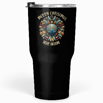Discover Merry Christmas dear Daddy last minute gift Tumblers 30 Oz