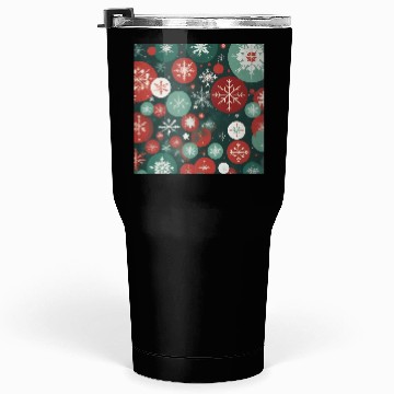 Discover Winter Geometric Harmony Pattern 1 Tumblers 30 Oz