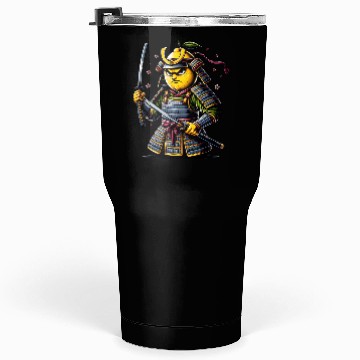 Discover Samurai Lemon Warrior Blossom Art Tumblers 30 Oz