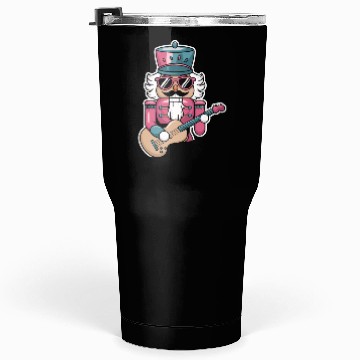 Discover Nutcracker Playing Guitar Tumblers 30 Oz