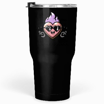 Discover Valentines Day, Valentine Retro Tumblers 30 Oz