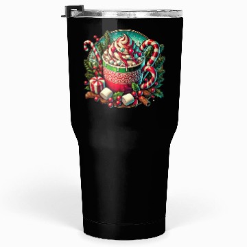 Discover Festive Hot Cocoa Christmas Delight Tumblers 30 Oz