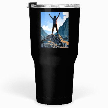 Discover Not Single In Relationship with Freedom Valentines Tumblers 30 Oz