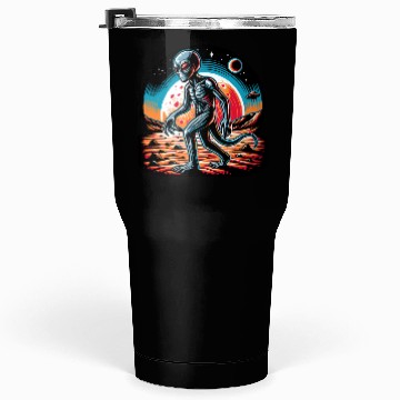 Discover Alien on Mars Tumblers 30 Oz