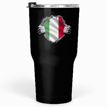 Discover Italian Pride Unveiled: Bold Flag Design Tumblers 30 Oz