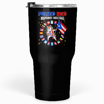 Discover Hispanic Heritage Month Puerto Rico Kids Tumblers 30 Oz