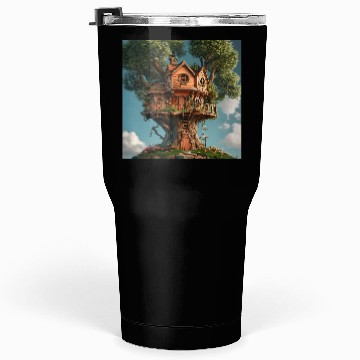 Discover "Treehouse Haven – Nature's Retreat Tumblers 30 Oz