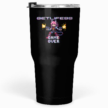 Discover getlife99 gameover gaming Tumblers 30 Oz
