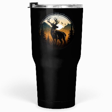 Discover Deer in forest Tumblers 30 Oz