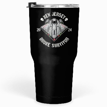 Discover New Jersey Drone Survivor | NJ Drones Aliens UAPs Tumblers 30 Oz