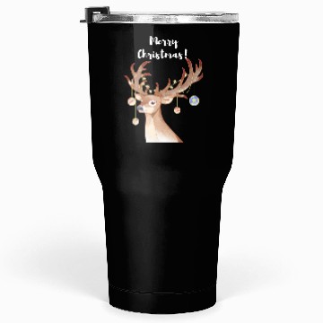 Discover Festive Reindeer Greetings Tumblers 30 Oz