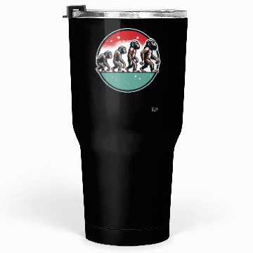 Discover Monkey Evolution Tumblers 30 Oz