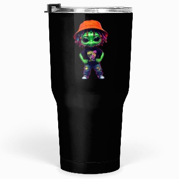 Discover Alien green Tumblers 30 Oz