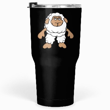 Discover Sheep Standing Cool Bored Tired Cartoon Comic Cute Tumblers 30 Oz