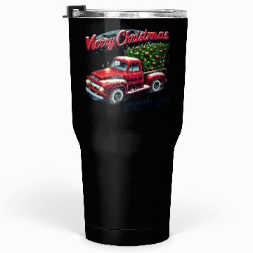 Discover Vintage Christmas Tree Pickup Tumblers 30 Oz