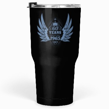 Discover 60 Years Unique Angel Wings Crown Tumblers 30 Oz