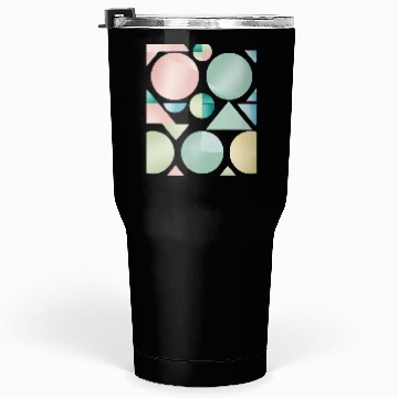 Discover Pastel Geometric Abstract Design Tumblers 30 Oz