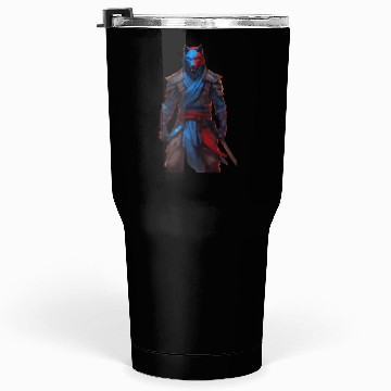 Discover Samurai wolf Tumblers 30 Oz