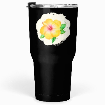 Discover Yellow and white flower Tumblers 30 Oz