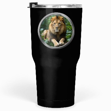 Discover Lion Animal -1 Tumblers 30 Oz