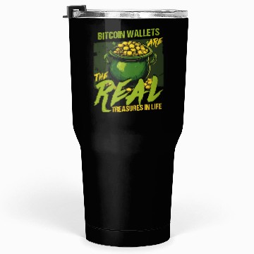 Discover St Patricks Day Bitcoin Wallets The Real Treasures Tumblers 30 Oz