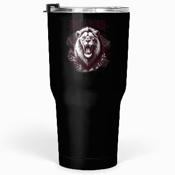 Discover Fierce Lion King Inspirational Design Tumblers 30 Oz