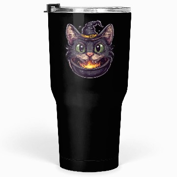 Discover Cat Boiler Cat Witch Halloween Tumblers 30 Oz
