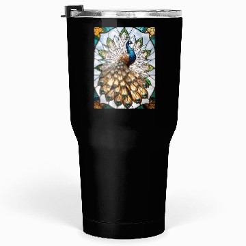 Discover Stained Glass Peacock Tumblers 30 Oz