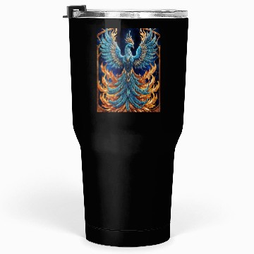 Discover Flying Blue Phoenix Tumblers 30 Oz