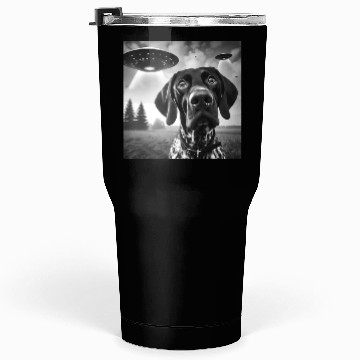 Discover German Shorthaired Pointer Funny Sci-fi Graphic Se Tumblers 30 Oz