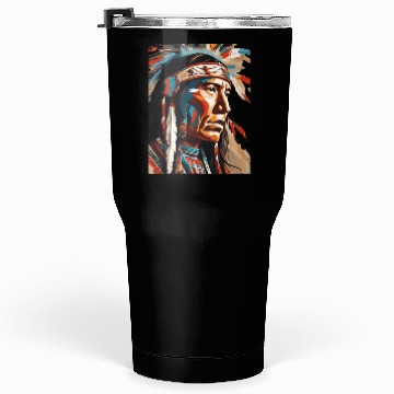 Discover Native American Chief Tumblers 30 Oz