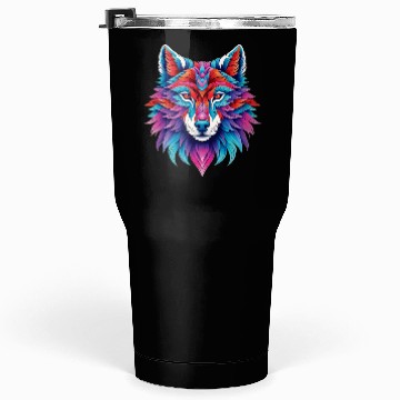 Discover Wolf head 21 Tumblers 30 Oz