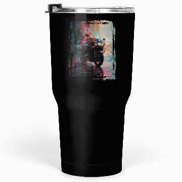 Discover Motorcycle abstract Tumblers 30 Oz
