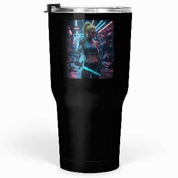 Discover Cyberpunk women Warrior Tumblers 30 Oz