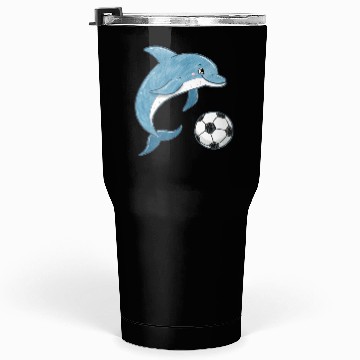 Discover Dolphin and Soccer Ball Tumblers 30 Oz