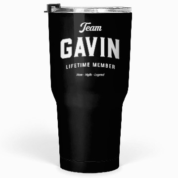 Discover Team Gavin Lifetime Member Funny Name Gavin Tumblers 30 Oz