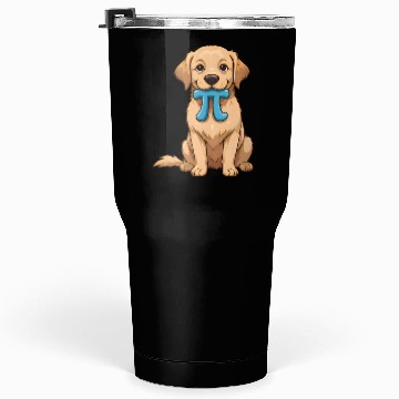 Discover Pi Day Dog With Pi Symbol Math Nerd Tumblers 30 Oz