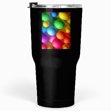 Discover Vibrant Multi Colored Spheres Tumblers 30 Oz
