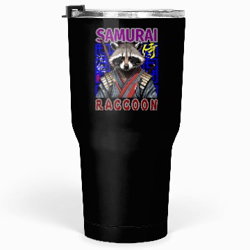 Discover Samurai Raccoon Tumblers 30 Oz