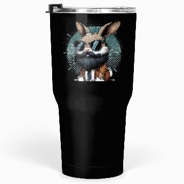 Discover Rabbit with Sunglasses Tumblers 30 Oz