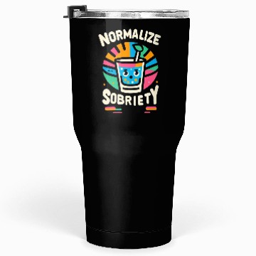 Discover Normalize Sobriety 9 Tumblers 30 Oz