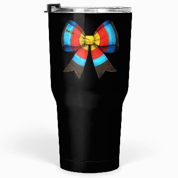 Discover Coquette Bow Archery Archer Bow and Arrow Tumblers 30 Oz