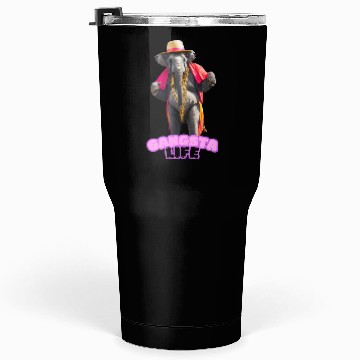 Discover Gangsta Life Elephant 3 Tumblers 30 Oz