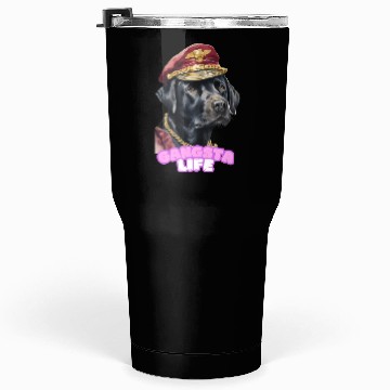 Discover Gangsta Life Back Labrador 2 Tumblers 30 Oz