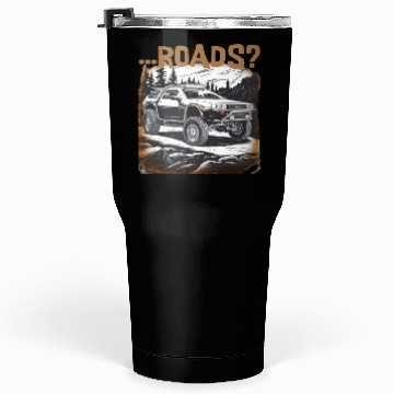 Discover Off-road Delorean Tumblers 30 Oz