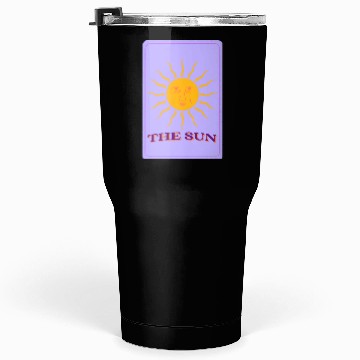 Discover The Sun, Aesthetic Tarot Cards Tumblers 30 Oz