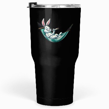 Discover Relaxed Bunny: Hammock Life Tumblers 30 Oz