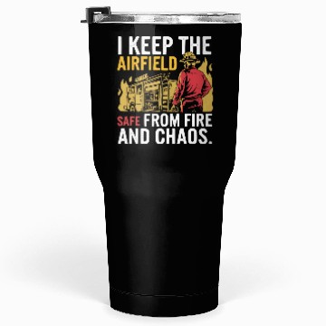 Discover Airport Firefighter Fire Rescue Fireman Firewoman Tumblers 30 Oz