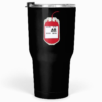 Discover AB Negative Blood Bag Tumblers 30 Oz