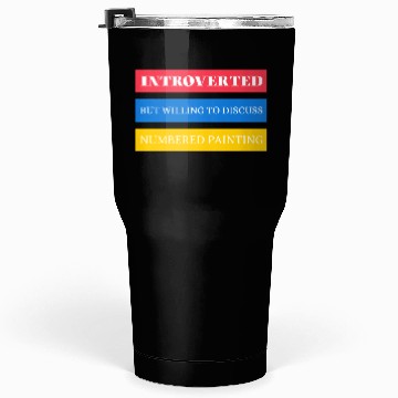 Discover NUMBERED PAINTING Tumblers 30 Oz